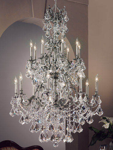 Classic Majestic Imperial 57357 AGP CP Chandelier Light - Aged Pewter