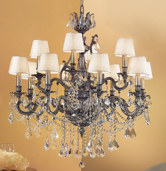 Classic Majestic Imperial 57359 AGP CP Chandelier Light - Aged Pewter