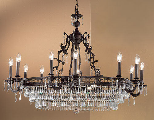 Classic Renaissance 55519 MB C Chandelier Light - Matte Bronze