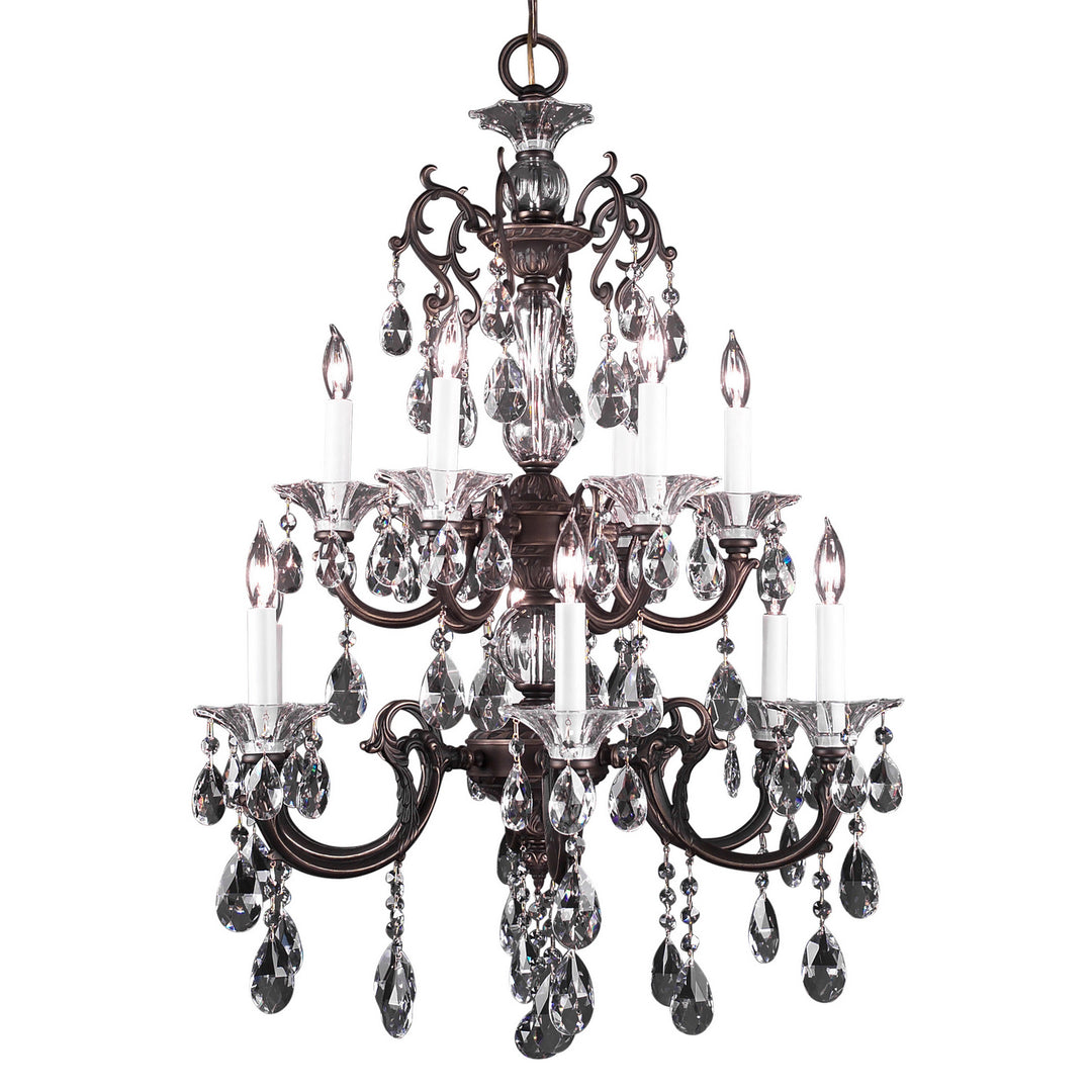 Classic Via Lombardi 57062 RB CP Chandelier Light - Roman Bronze