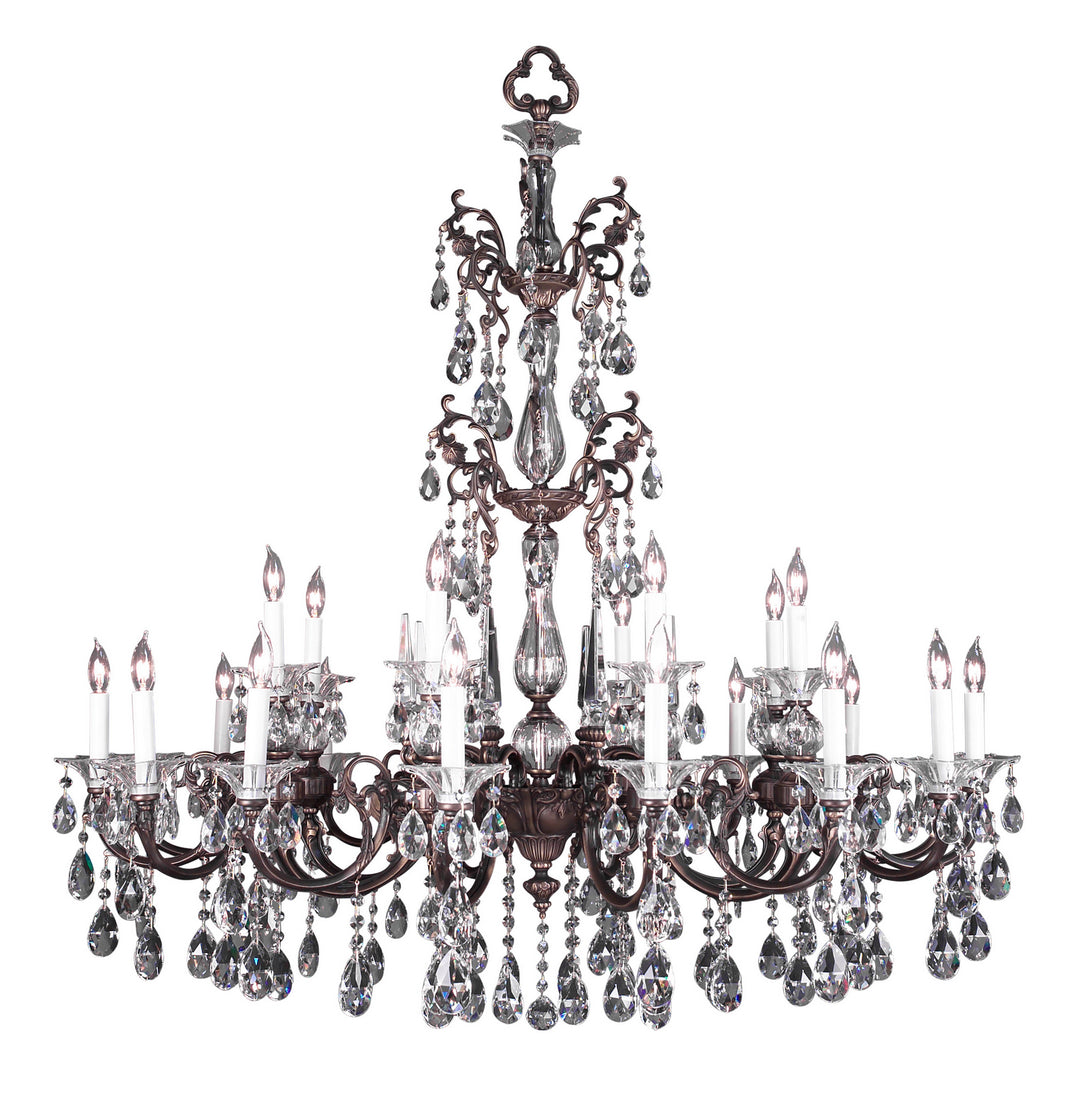 Classic Via Lombardi 57065 RB CP Chandelier Light - Roman Bronze