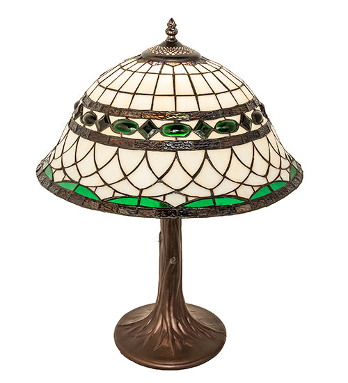 Meyda Tiffany Lighting 253627 Tiffany Roman One Light Table Lamp Lamp Bronze / Dark