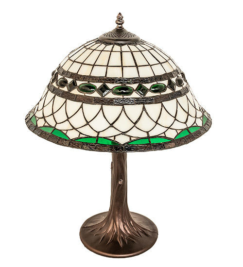 Meyda Tiffany Lighting 253627 Tiffany Roman One Light Table Lamp Lamp Bronze / Dark