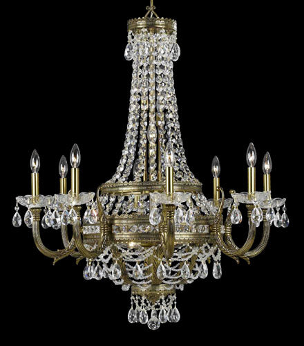 Classic Contessa 68918 RNB CP Chandelier Light - Rennovation Brass