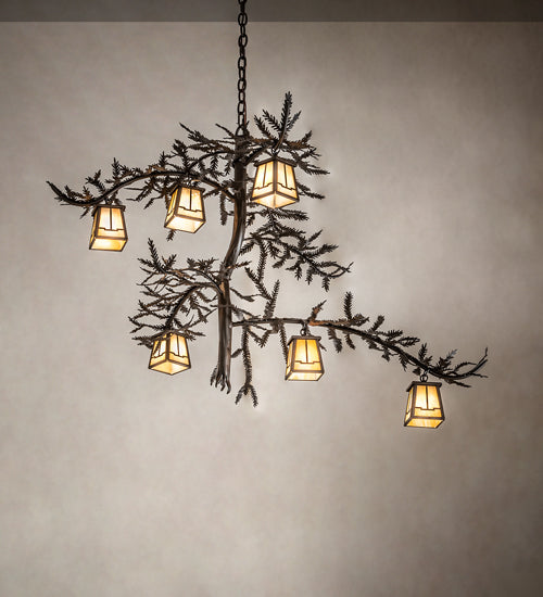 Meyda Tiffany Pine Branch 253650 Chandelier Light - Oil Rubbed Bronze