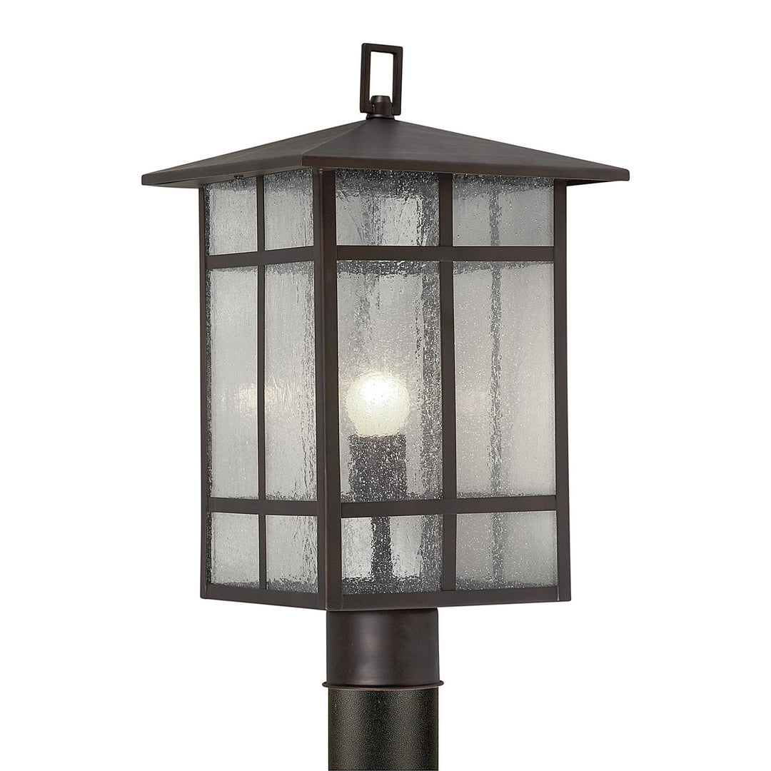 Forte Lighting 1319-01-32 Family Number 484 One Light Outdoor Post Mount Outdoor Bronze / Dark