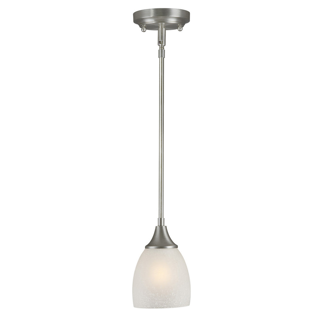 Forte Family Number 419 2378-01-55 Pendant Light - Brushed Nickel