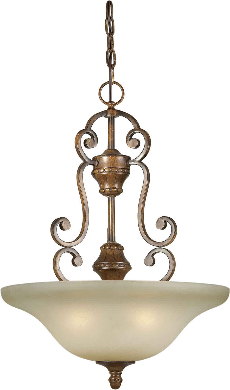 Forte Family Number 467 2419-04-41 Pendant Light - Rustic Sienna