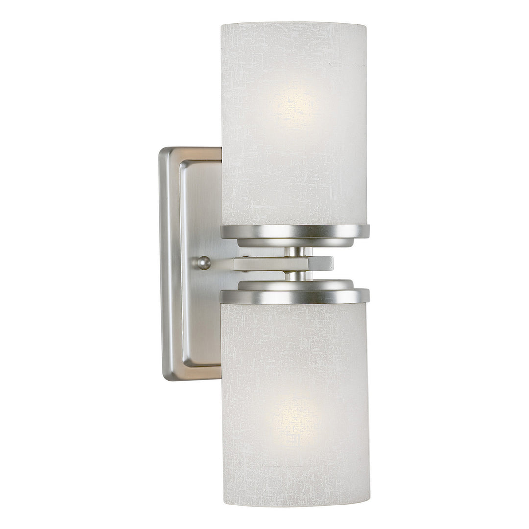 Forte Family Number 241 Brushed Nickel 2424-02-55 Wall Light - Brushed Nickel