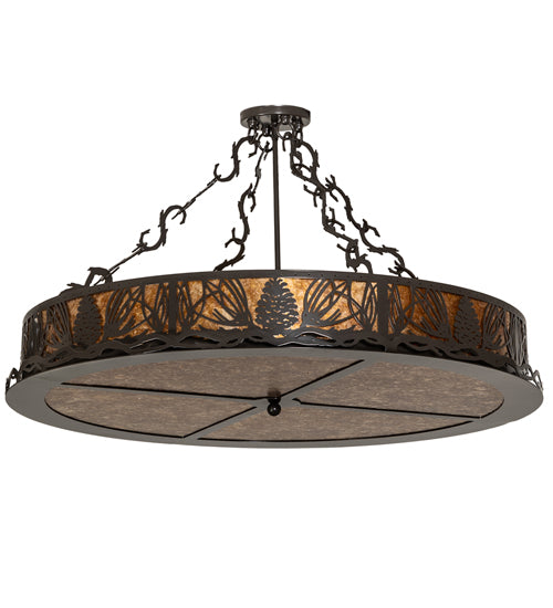 Meyda Tiffany Mountain Pine 254176 Ceiling Light - Timeless Bronze