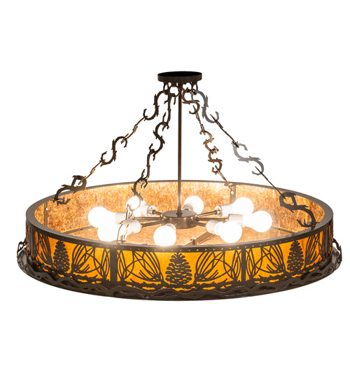 Meyda Tiffany Mountain Pine 254176 Ceiling Light - Timeless Bronze