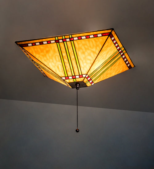 Meyda Tiffany Prairie Corn 254214 Ceiling Light - Mahogany Bronze