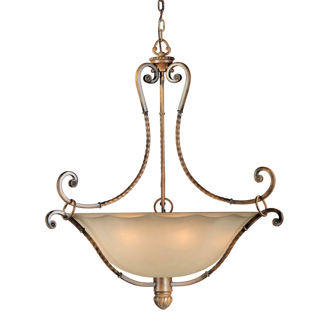 Forte Family Number 470 2494-06-41 Pendant Light - Rustic Sienna