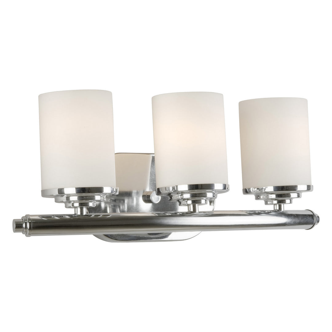 Forte Family Number 169 Chrome 5105-03-05 Bath Vanity Light 18 in. wide - Chrome