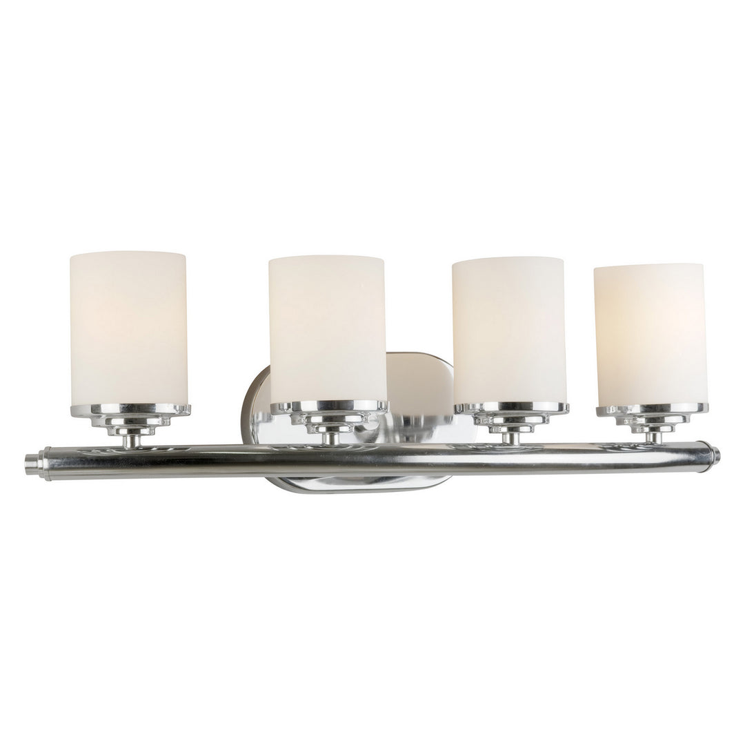 Forte Family Number 169 Chrome 5105-04-05 Bath Vanity Light 24 in. wide - Chrome