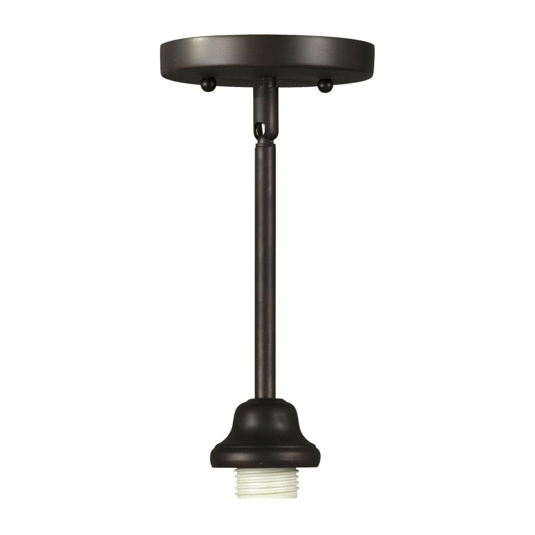 Forte Lighting 89-0123-32 Family Number 293 One Light Mini Pendant Hardware Utility Light Bronze / Dark