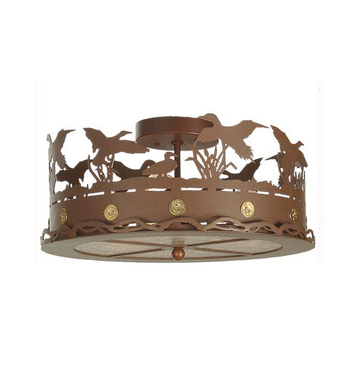 Meyda Tiffany Ducks In Flight 254833 Ceiling Light - Rust