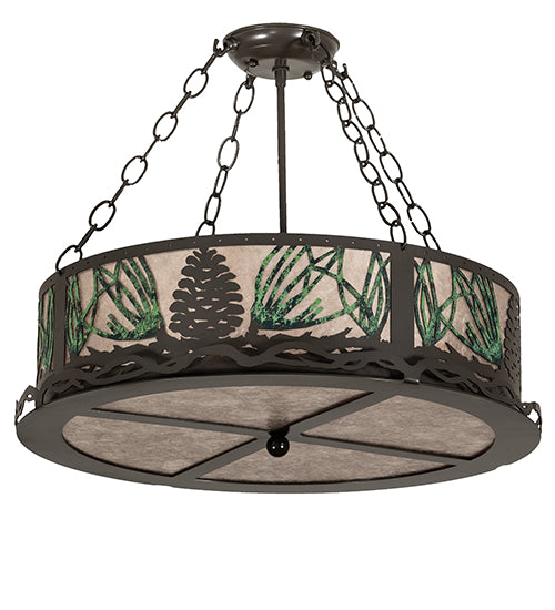Meyda Tiffany Mountain Pine 254835 Ceiling Light - Timeless Bronze