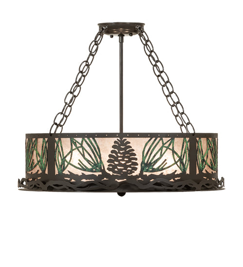Meyda Tiffany Mountain Pine 254835 Ceiling Light - Timeless Bronze