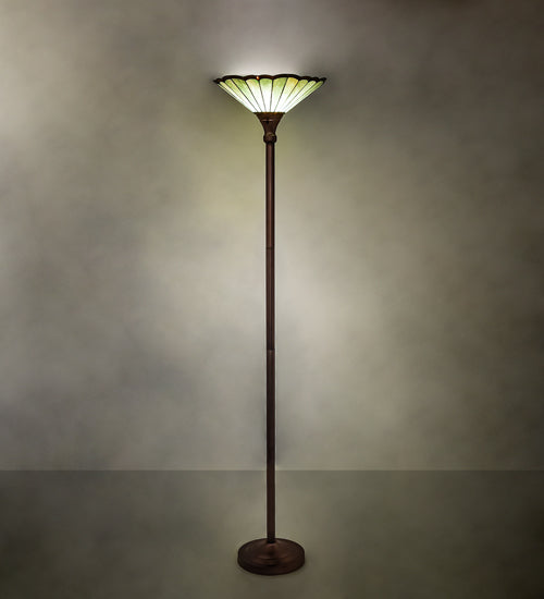 Meyda Tiffany Lighting 255048 Caprice One Light Floor Lamp Lamp Bronze / Dark