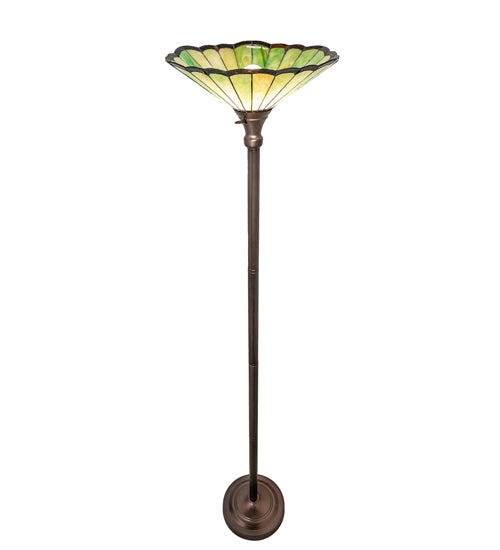 Meyda Tiffany Lighting 255048 Caprice One Light Floor Lamp Lamp Bronze / Dark