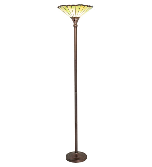 Meyda Tiffany Lighting 255048 Caprice One Light Floor Lamp Lamp Bronze / Dark