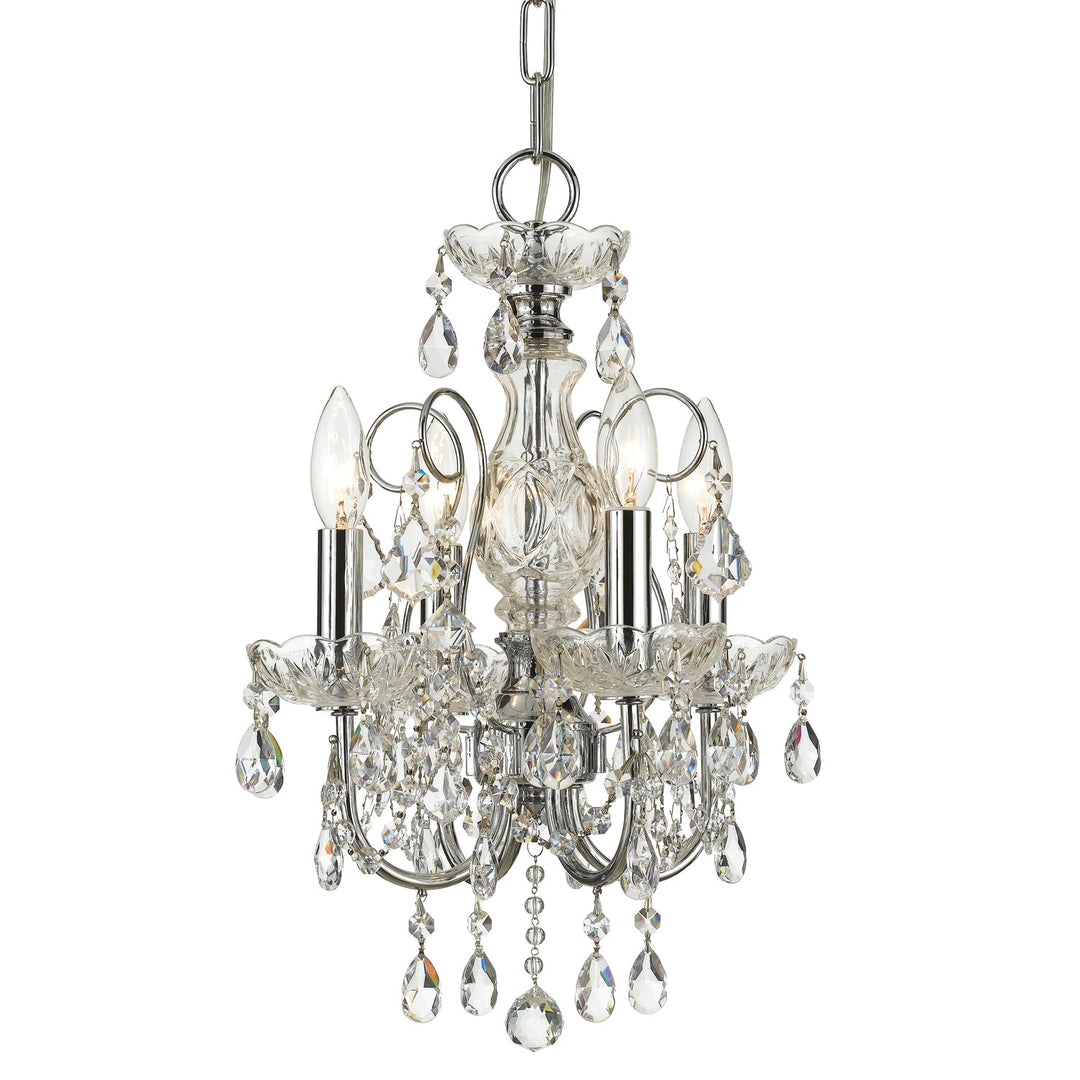 Crystorama Imperial 3224-CH-CL-MWP Chandelier Light - Polished Chrome