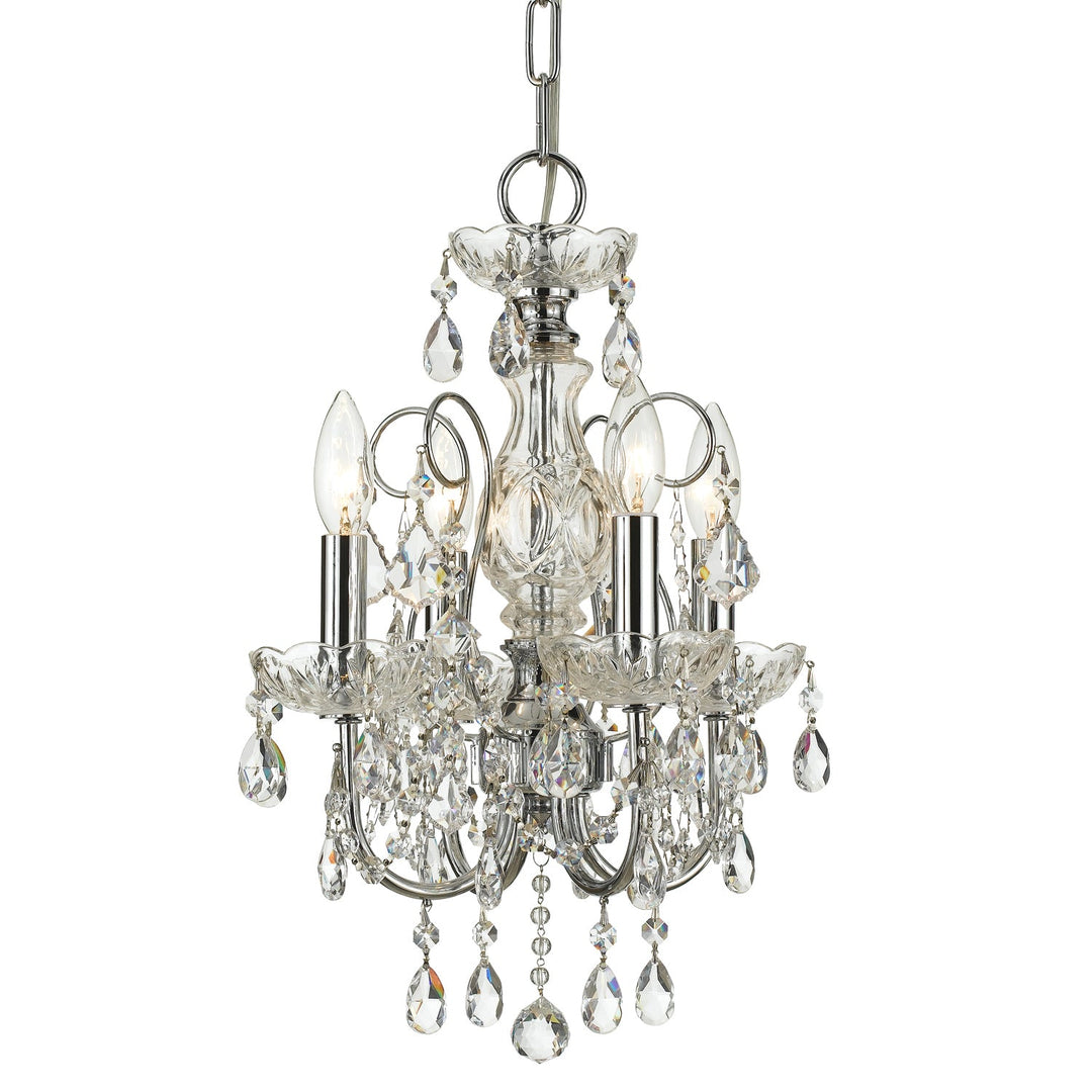 Crystorama Imperial 3224-CH-CL-SAQ Chandelier Light - Polished Chrome
