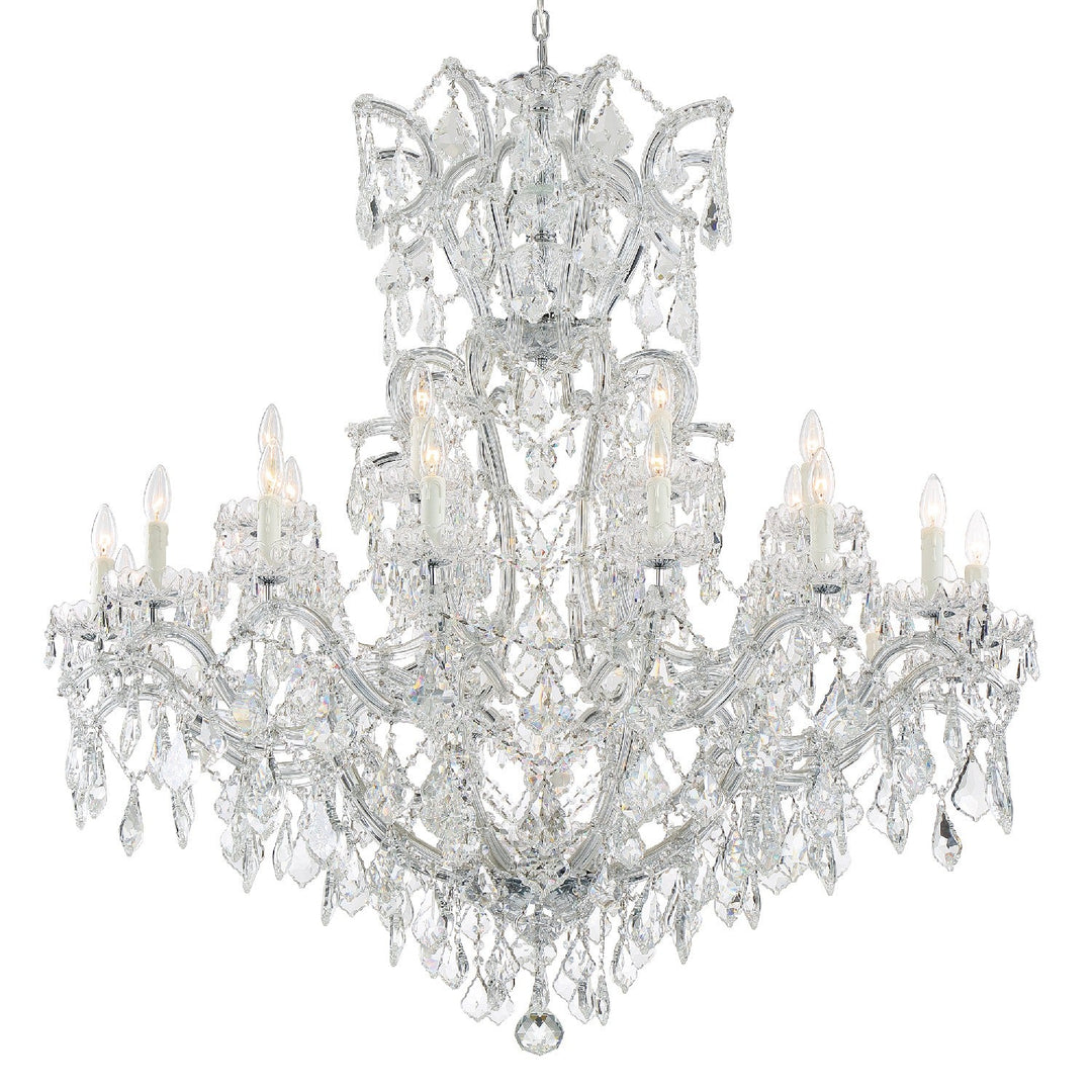 Crystorama Maria Theresa 4424-CH-CL-S Chandelier Light - Polished Chrome