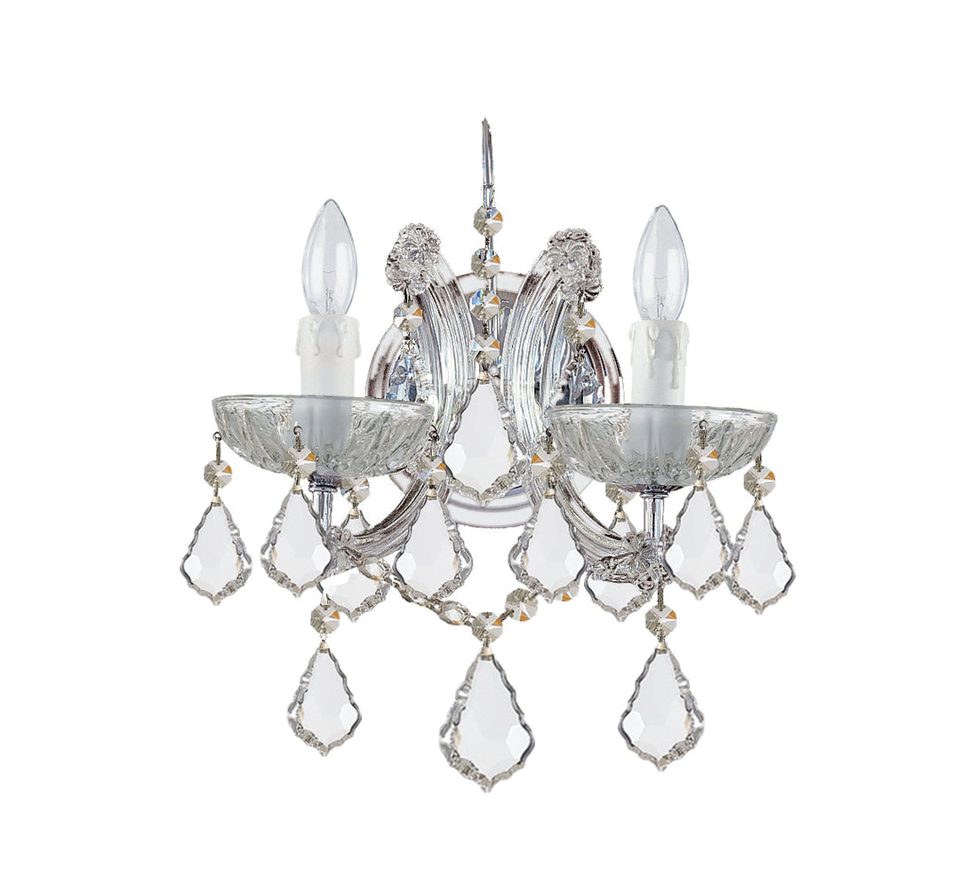 Crystorama Maria Theresa 4472-CH-CL-S Wall Light - Polished Chrome