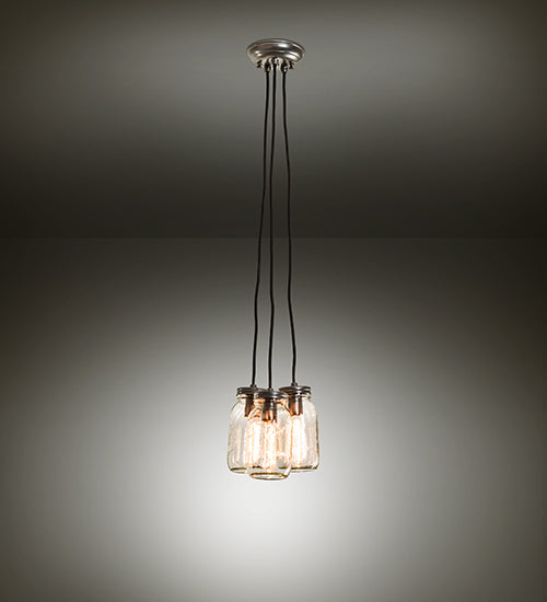 Meyda Tiffany Mason Jar 255331 Pendant Light - Nickel