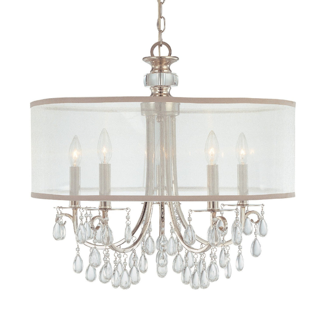 Crystorama Hampton 5625-CH Chandelier Light - Polished Chrome