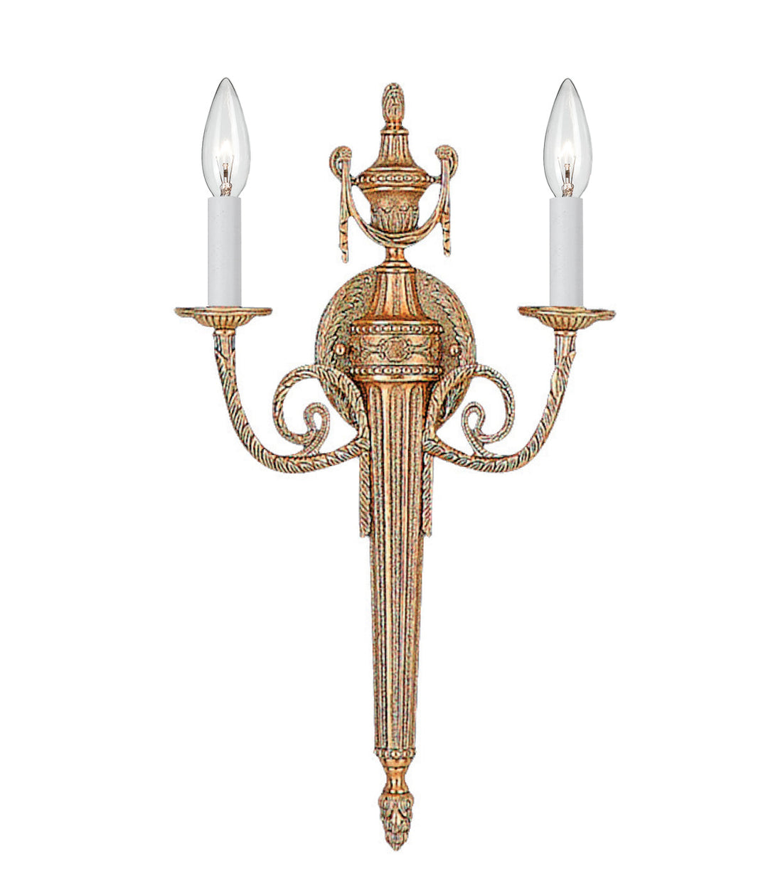 Crystorama Cast Brass Wall Mount 662-MB Wall Light - Matte Brass