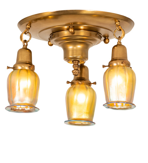 Meyda Tiffany Revival 255378 Ceiling Light - Polished Brass