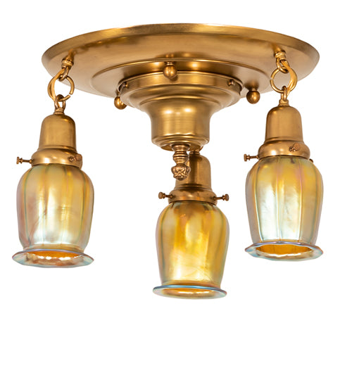 Meyda Tiffany Revival 255378 Ceiling Light - Polished Brass