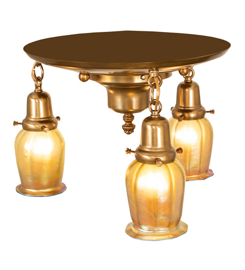 Meyda Tiffany Revival 255378 Ceiling Light - Polished Brass