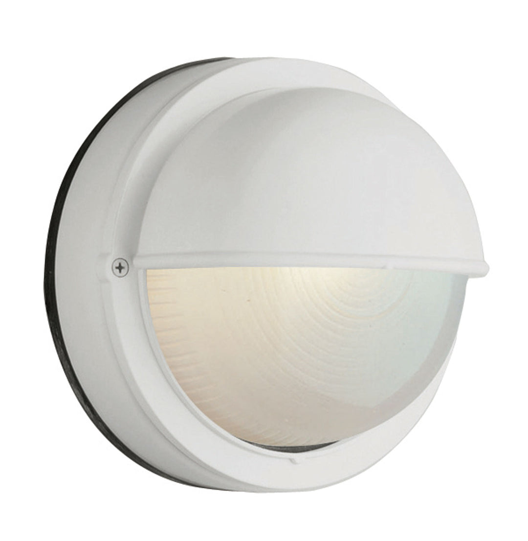 Trans Globe Imports 4121 WH Mesa Ii One Light Bulkhead Outdoor White