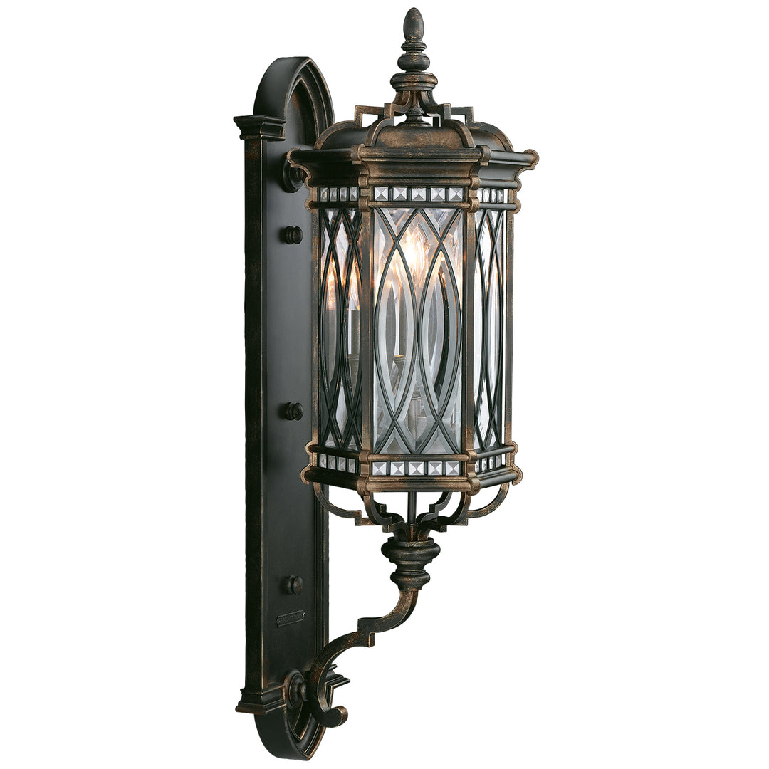 Fine Art Lighting 612281ST Warwickshire Three Light Outdoor Wall Mount Outdoor Bronze / Dark