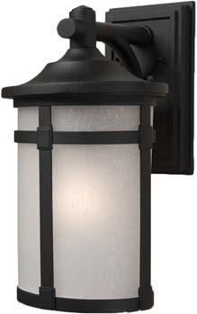 Artcraft Lighting AC8631BK St. Moritz One Light Outdoor Wall Mount Outdoor Black