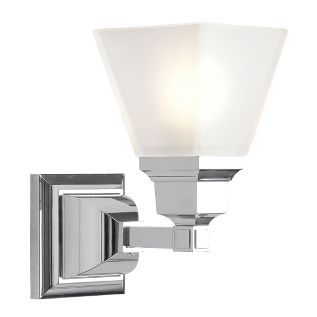 Livex Mission 1031-05 Wall Sconce Light - Polished Chrome