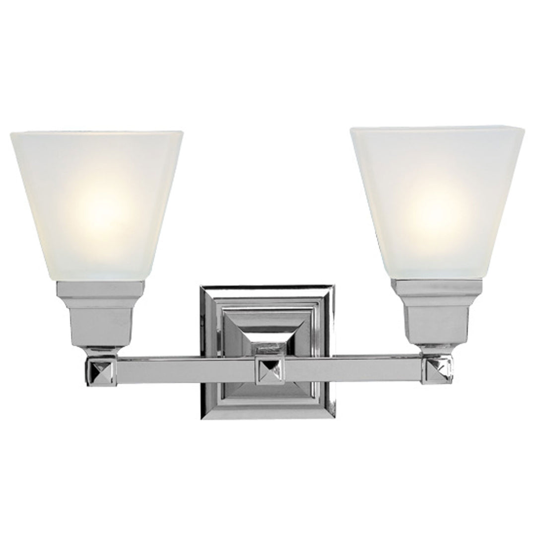 Livex Mission 1032-05 Bath Vanity Light 15 in. wide - Polished Chrome