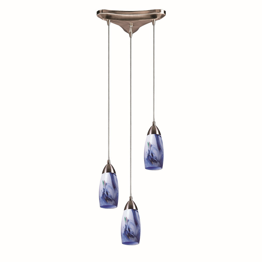 Elk Milan 110-3MT Pendant Light - Satin Nickel
