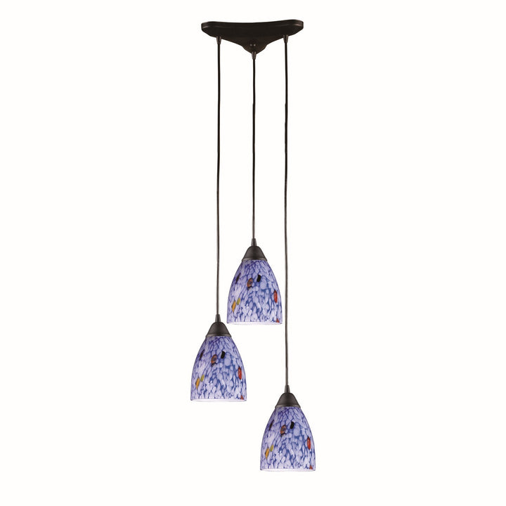 Elk Classico 406-3BL Pendant Light - Dark Rust