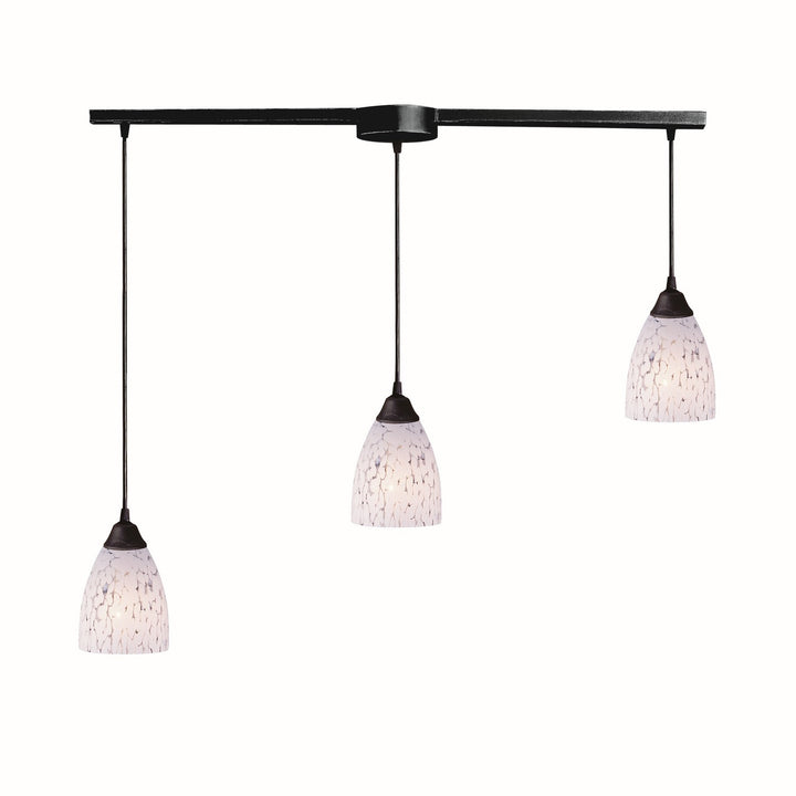 Elk Classico 406-3L-SW Pendant Light - Dark Rust