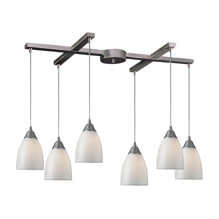 Elk Arco Baleno 416-6WS Pendant Light - Satin Nickel