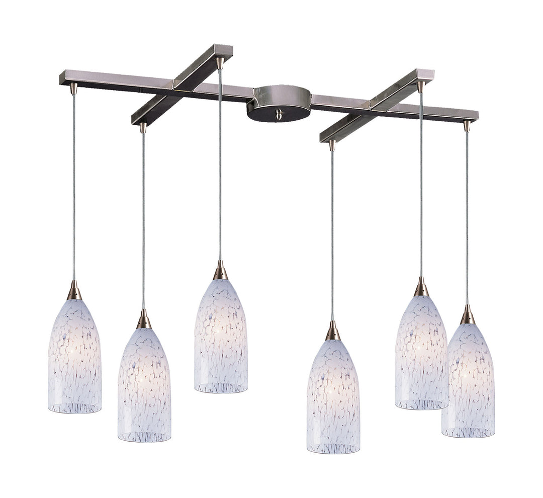Elk Verona 502-6SW Pendant Light - Satin Nickel