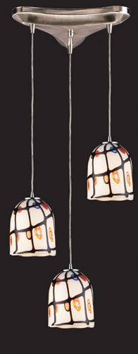 Elk Rapture 543-3IV Pendant Light - Satin Nickel