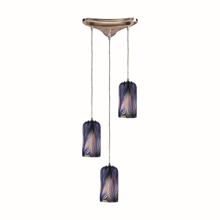 Elk Molten 544-3MO Pendant Light - Satin Nickel