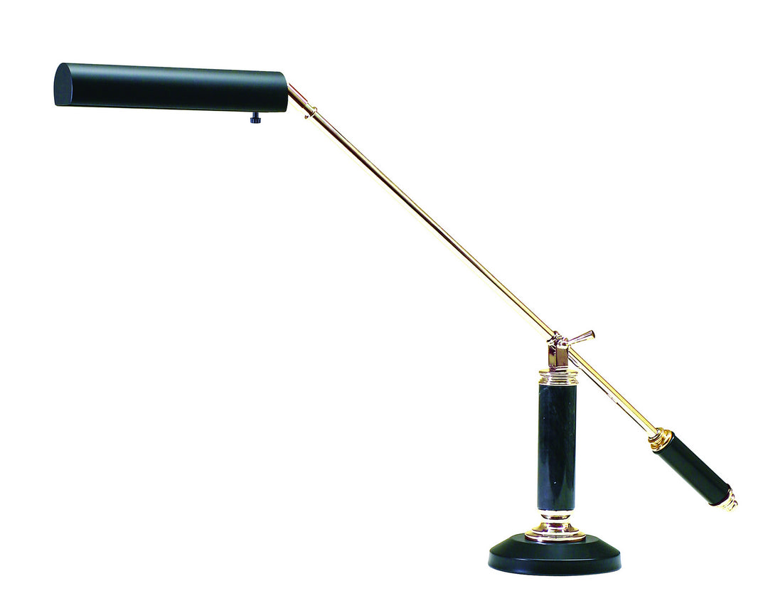 House Of Troy Lighting P10-192-617  Grand Piano Lamp Black & Brass