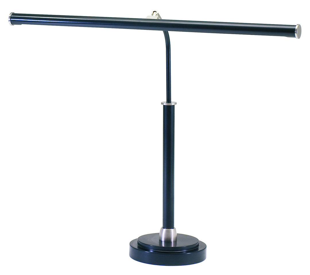 House Of Troy Lighting PLED100-527  Piano/Desk Lamp Black & Satin Nickel